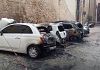 ​Trapani, tre auto distrutte da un incendio in via San Pietro