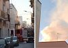 Mazara, incendio in un immobile di via Catania. Intervento dei vigili del fuoco 