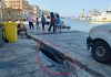Mazara, piazzetta scalo: cavo scoperto davanti all'asta del pesce