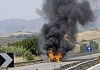 Camion in fiamme sulla A29 tra Fulgatore e Dattilo, traffico in tilt e lunghe code
