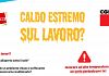 Caldo estremo sul lavoro:  Fillea e Patronato Inca lanciano campagna contro il rischio microclimatico