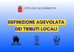 Caltanissetta, Definizione Agevolata: attiva la piattaforma online per presentare la domanda di adesione