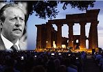 Paolo Borsellino e gli agenti della scorta: a Selinunte 