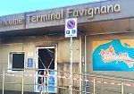 Favignana: incendio domato al molo San Leonardo, inagibile la sala d’attesa del Terminal