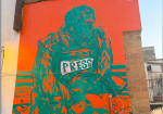 Sambuca di Sicilia, un murale dedicato al giornalista palestinese Anas al-Sharif 