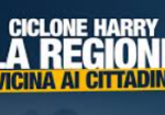 Ciclone Harry: sul sito della Regione il modulo per la seganalazione dei danni 