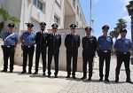 ​Il Comandante  Ubaldo Del Monaco in visita alla stazione dei Carabinieri di Gibellina