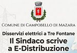Disservizi elettrici a Tre Fontane: il Comune chiede interventi strutturali