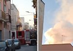 Mazara, incendio in un immobile di via Catania. Intervento dei vigili del fuoco 