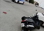 Incidente stradale a Trapani: scontro tra auto e scooter davanti alla sede della Questura