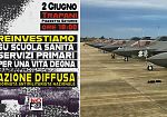 ​A Trapani manifestazione antimilitarista in occasione della Festa della Repubblica