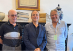 Mazara, il sindaco Quinci incontra il campione olimpico Michele Maffei