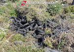 Pantelleria, scoperta discarica abusiva di pneumatici a due passi dal mare