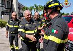 Vigili del Fuoco , va in pensione un pilastro come Piero Silvano