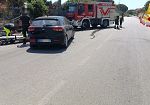 Alcamo, scontro auto-moto in via Gammara