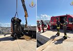 ​Castellammare, recuperata l’automobile caduta nelle acque del porto