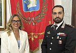 Il Cap. dei Carabinieri Alfonso Cafarella lascia Marsala, a Palazzo Municipale il saluto con la sindaca Patti