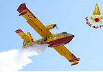 Montagna Grande: per il quarto giorno consecutivo in azione tre canadair