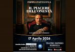 Pippo Pattavina al Teatro Impero di Marsala con “Il piacere dell'Onestà”