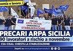 Csa-Cisal: “Arpa Sicilia, 90 precari rischiano il posto. A novembre scadono i contratti”