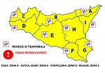 ​Rischio meteo-idrogeologico in tutta la Sicilia: allerta gialla domani 31 ottobre