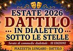 Torna “Dattilo in dialetto sotto le stelle”: sei serate di teatro, risate e tradizione