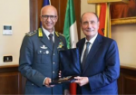 Schifani riceve a Palazzo d'Orléans il nuovo comandante della Guardia di Finanza Lombardi