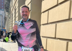 L'atleta mazarese della PAM Gianni Di Matteo alla ​FIAT Torino City Marathon 2025