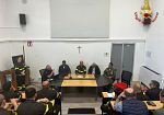 Prevenzione incendi, incontro operativo ieri al comando provinciale dei vigili del fuoco