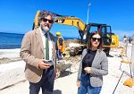 Avviati i lavori a Biscione per il ripristino dei tratti di litorale gravemente danneggiati dal Ciclone Harry