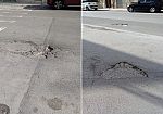 ​Trapani, insidiose buche in via Archi