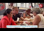(VIDEO) No a Siciliacque, prosegue ad Alcamo la raccolta firme promossa da ControCorrente