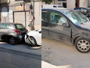 mazara-golf-fuori-controllo-danneggia-due-auto-in-sosta-il-conducente-fugge-abbandonando-il-veicolo