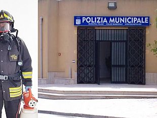 marsala-sanificati-ieri-pomeriggio-dai-vigili-del-fuoco-i-locali-della-pm