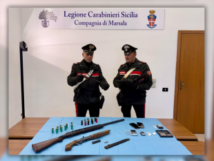 armi-clandestine-furto-e-droga-due-arresti-a-marsala