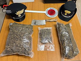 marsalese-sorpreso-con-oltre-un-chilo-di-droga-ai-domiciliari-arrestato-dai-carabinieri