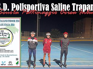 al-via-a-pescara-i-campionati-italiani-di-pattinaggio-corsa-indoor-2024-presente-lasd-polisportiva-saline-trapanesi