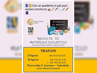 trapani-lazione-cattolica-organizza-raccolta-di-materiale-scolastico