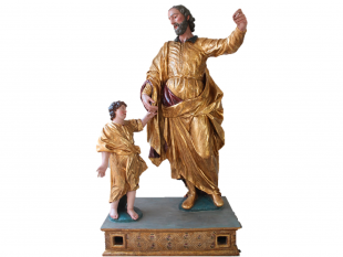 santa-ninfa-restaurata-la-statua-di-san-giuseppe-con-gesu-bambino