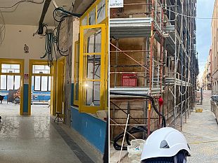 trapani-sopralluoghi-del-sindaco-e-dellassessore-ai-lavori-pubblici-a-palazzo-lucatelli-e-alla-scuola-livio-bassi