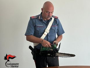 trapani/castellammare-24enne-arrestato-dopo-aver-tentato-di-colpire-un-netturbino-con-una-motosega