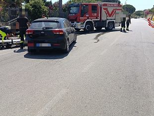 alcamo-scontro-auto-moto-in-via-gammara
