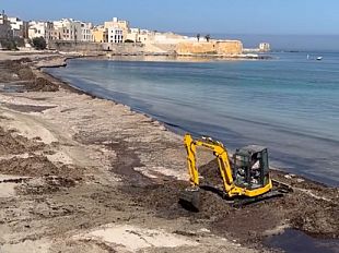 trapani-avviata-oggi-la-pulizia-della-spiaggia-alle-mura-di-tramontana
