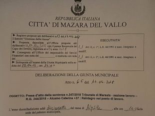 mazara-nuovamente-in-servizio-38-precari-vincitori-del-ricorso-contro-il-comune