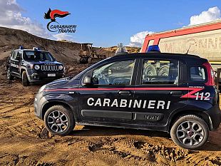 campobello-sorpresi-a-rubare-sabbia-con-escavatore-e-camion-arrestati-dai-carabinieri