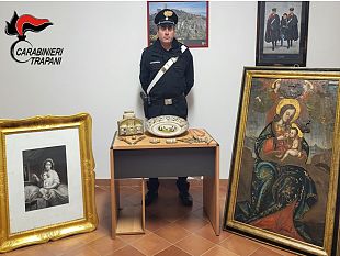 recuperati-quadri-e-altri-beni-trafugati-a-erice-arrestato-un-44enne