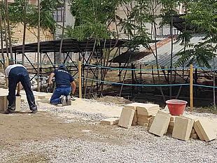 mazara-proseguono-i-lavori-di-sistemazione-dell-area-esterna-del-corridoni