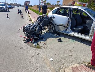 trapani-violento-scontro-al-lungomare-dante-alighieri