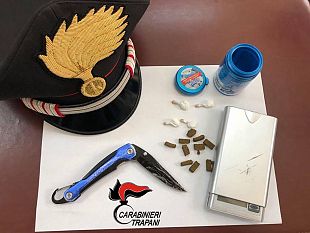 trapani-hashish-e-cocaina-in-casa-24enne-arrestato-dai-carabinieri