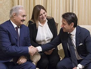 conferenza-sulla-libia-un-primo-successo-per-conte-con-presenza-di-haftar-al-via-la-pax-petrolifera-italia-francia-sulla-libia